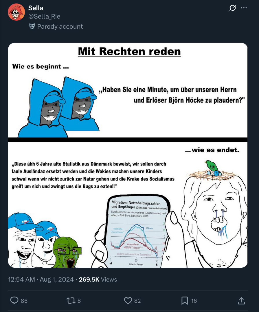 Screenshot des ursprünglichen Quotetweets